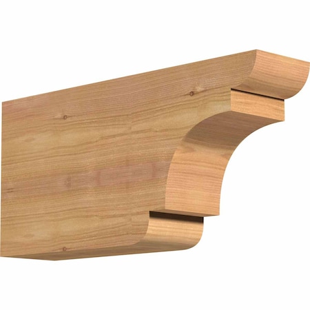 Ekena Millwork New Brighton Smooth Rafter Tail, Western Red Cedar, 3 1/2"W x 8"H x 16"L RFT04X08X16NEB00SWR